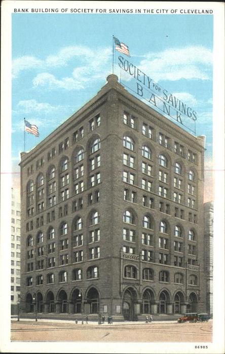 Cleveland Ohio Bank Building of Society for Savings