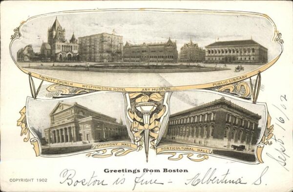 Boston Massachusetts Trinity Church Westminster Hotel Art Mu