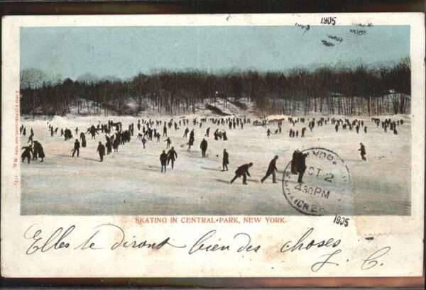 New York City Central Park Skating
