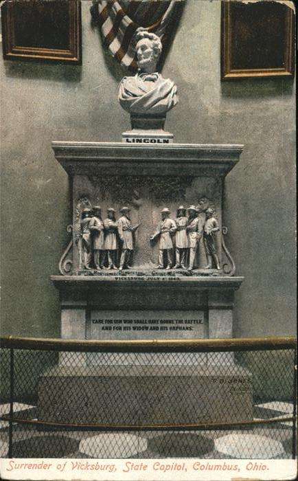 Columbus Ohio State Capitol Surrender of Vicksburg