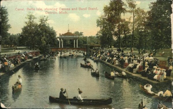 Detroit Michigan Canal Belle Isle