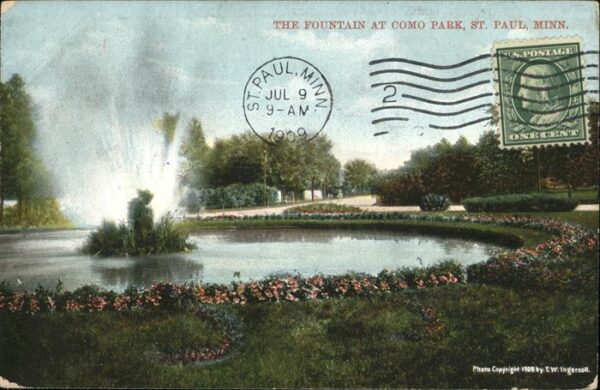 Saint Paul Minnesota The Fountain Como Park