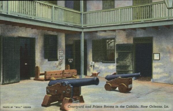New Orleans Louisiana Cabildo Courtyard Prison Rooms