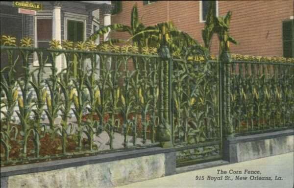 New Orleans Louisiana The Corn Fence