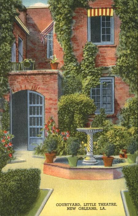 New Orleans Louisiana Courtyard Little Theatre