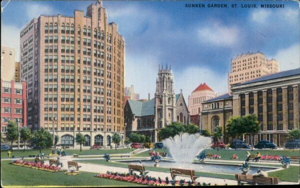 Saint Louis Missouri Sunken Garden