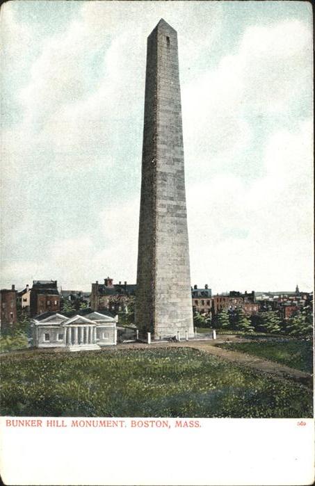 Boston Massachusetts Bunker Hill Monument