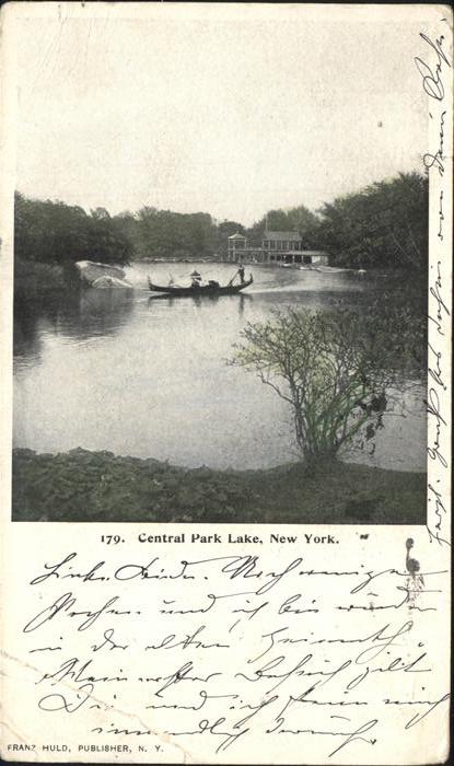 New York City Central Park Lake