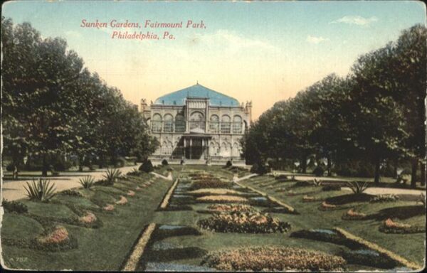 Philadelphia Pennsylvania Sunken Gardens Fairmount Park