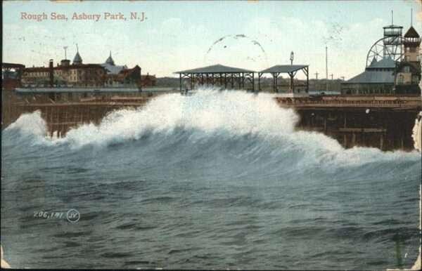 Asbury New Jersey Rough Sea