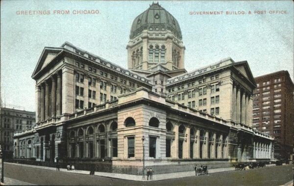 Chicago Illinois Government Building Post Office