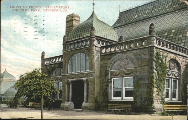 Pittsburg Pennsylvania Schenley Park Front Phipp's Conservator
