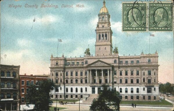 Detroit Michigan Wayne County Building