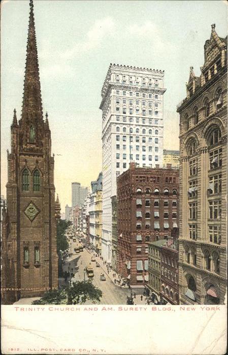 New York City Trinity Church Surety Bldg.