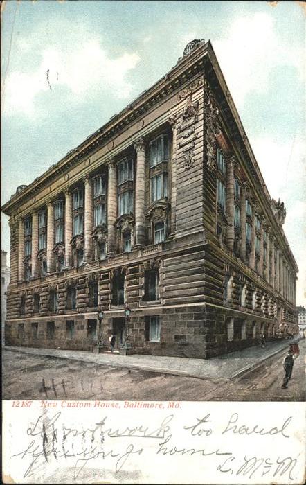 Baltimore Maryland New Custom House
