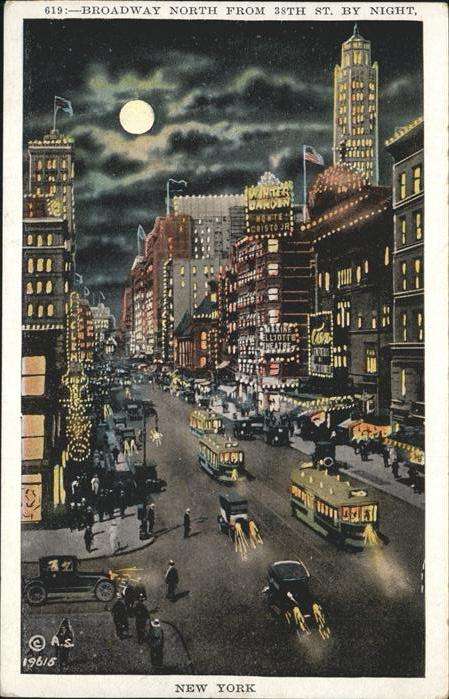 New York City Broadway Straßenbahnen