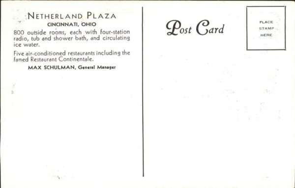 Cincinnati Ohio Netherland Plaza – Bild 2