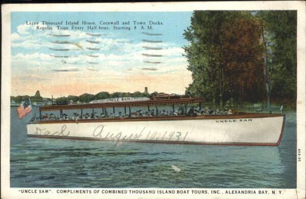 Alexandria Bay Uncle Sam Boat