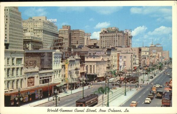 New Orleans Louisiana World Famous Canal Street