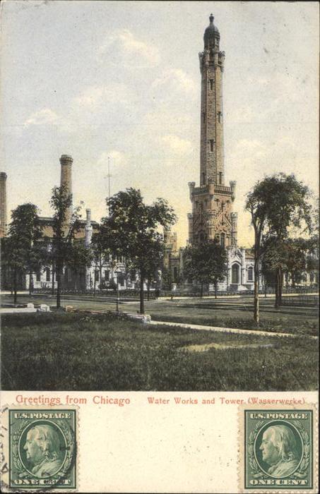 Chicago Illinois Water Works Tower