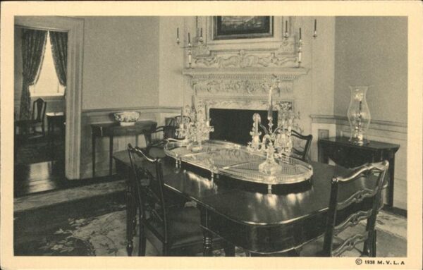 Mount Vernon Washington The Dining Room