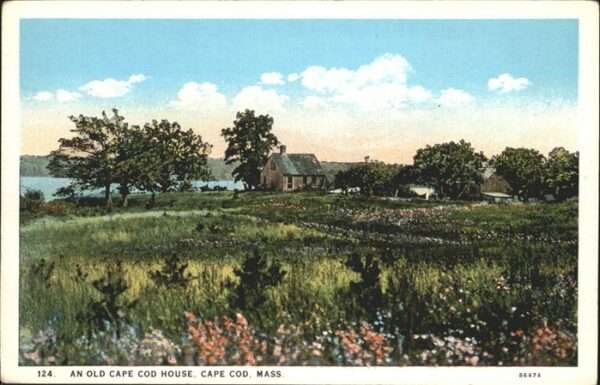 Cape Cod Mass. Old Cape Cod House