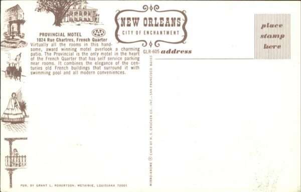 New Orleans Louisiana Provincial Motel – Bild 2