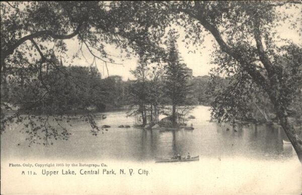 New York City Central Park Upper Lake