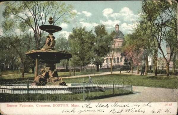 Boston Massachusetts Brewer Fountain