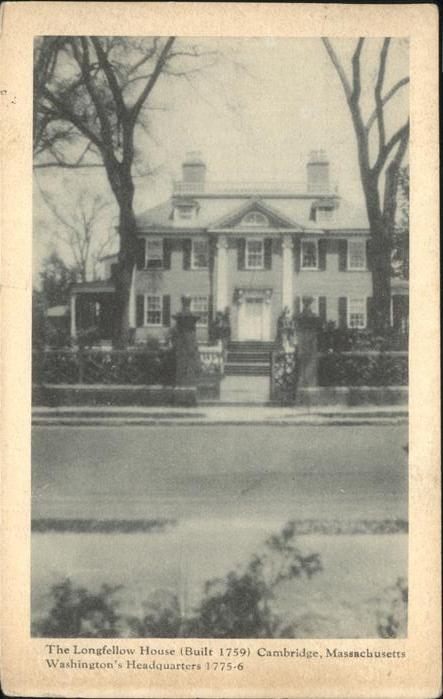 Cambridge Massachusetts The Longfellow House