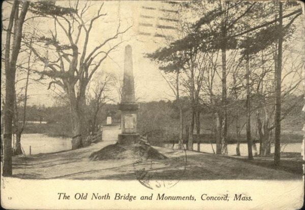 Concord Massachusetts Old North Bridge and Monuments