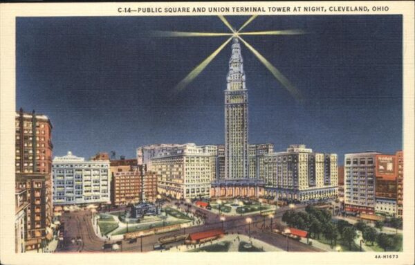 Cleveland Ohio Public Square Union Terminal Tower