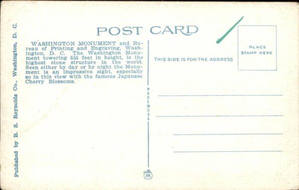 Washington DC Wahington Monument Bureau of Printing – Bild 2