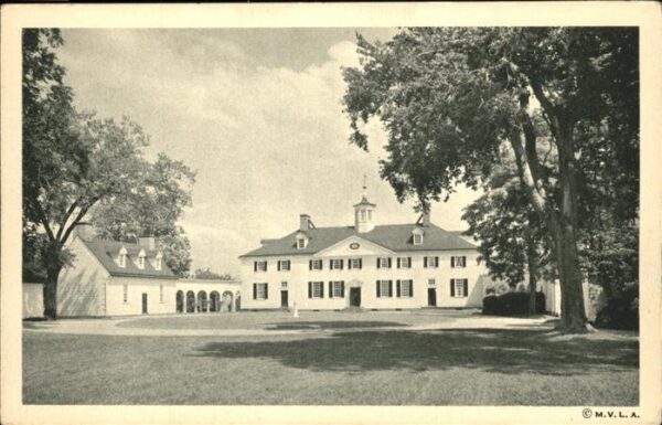 Mount Vernon Virginia The Mount Vernon Mansion