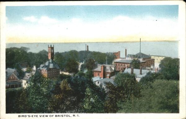 Bristol Rhode Island Bird_s Eye View