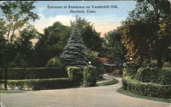 Hartford Connecticut Entrance Residence Vanderbilt Hill