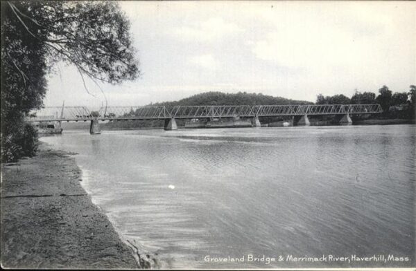 Haverhill Massachusetts Groveland Bridge Merrimack River