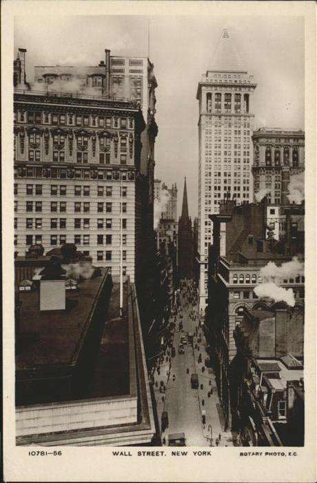 New York City Wall Street