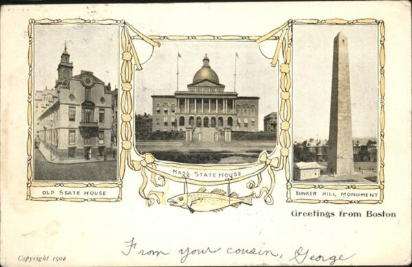 Boston Massachusetts Ols State House Mass. State House Bunke