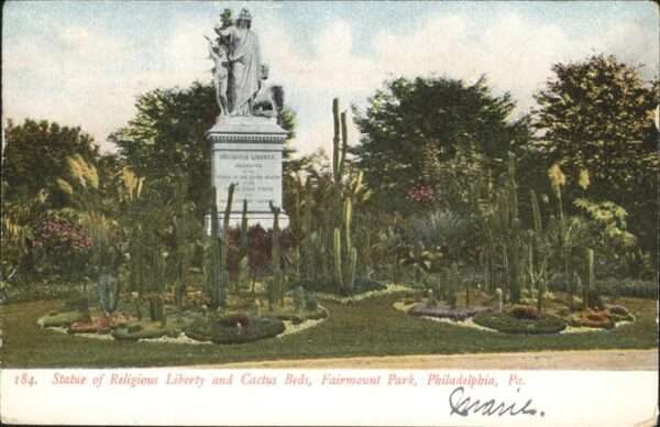 Philadelphia Pennsylvania Statue of Religious Liberty Fairmont Pa