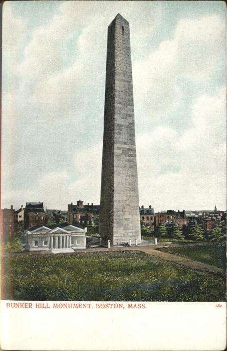 Boston Massachusetts Bunker Hill Monument