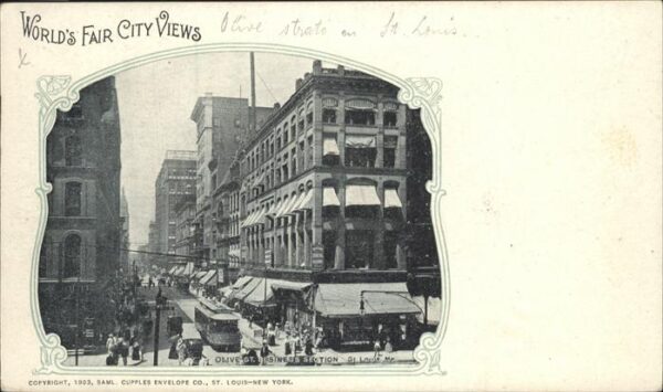Saint Louis Missouri Olive St. Business Section