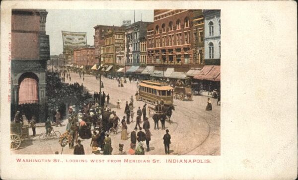Indianapolis Washington St. Straßenbahn