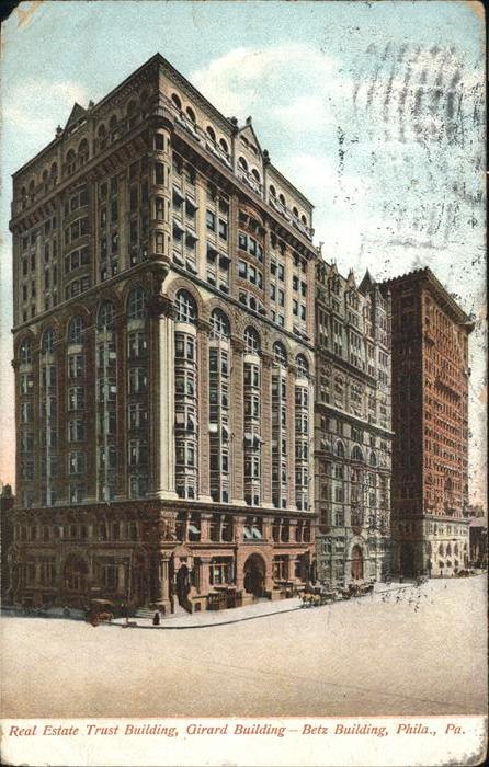 Philadelphia Pennsylvania Real Estate Trust Building Girard Build