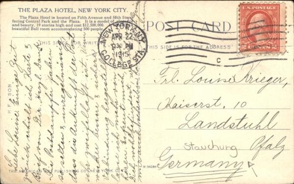 New York City The Plaza Hotel – Bild 2