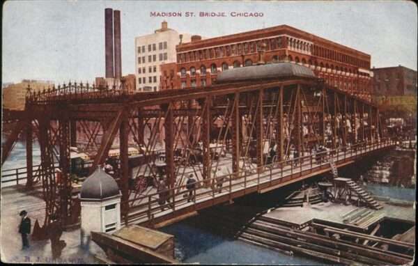 Chicago Illinois Madison St. Bridge