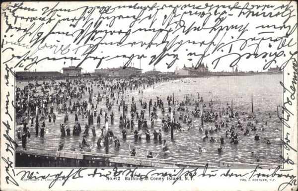 Coney Island New York Bathing