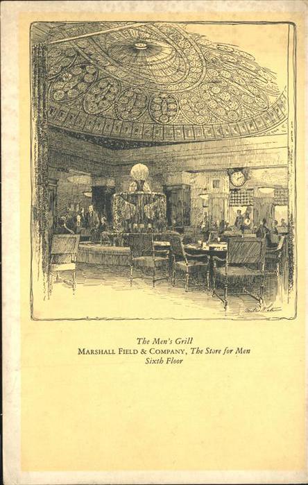 Chicago Illinois The Men's Grill Marshall Field & Compan