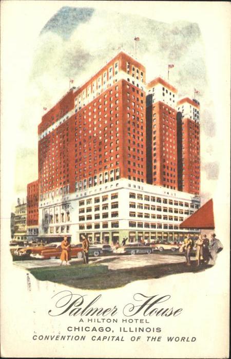 Chicago Illinois Palmer House a Hilton Hotel
