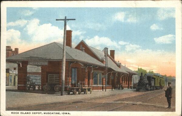 Muscatine Rock Island Depot